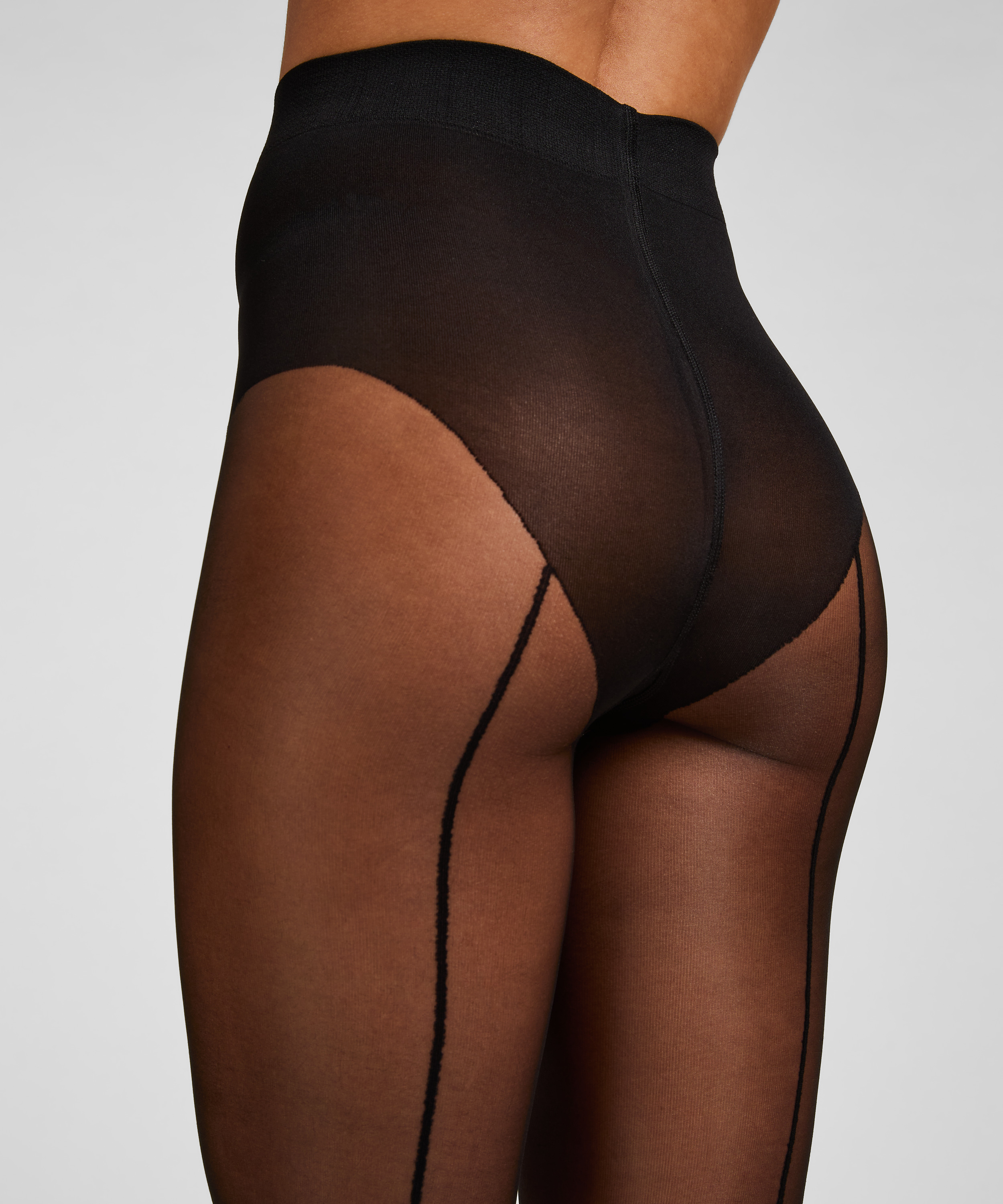 Tights 15 Denier Backseam, Black, main