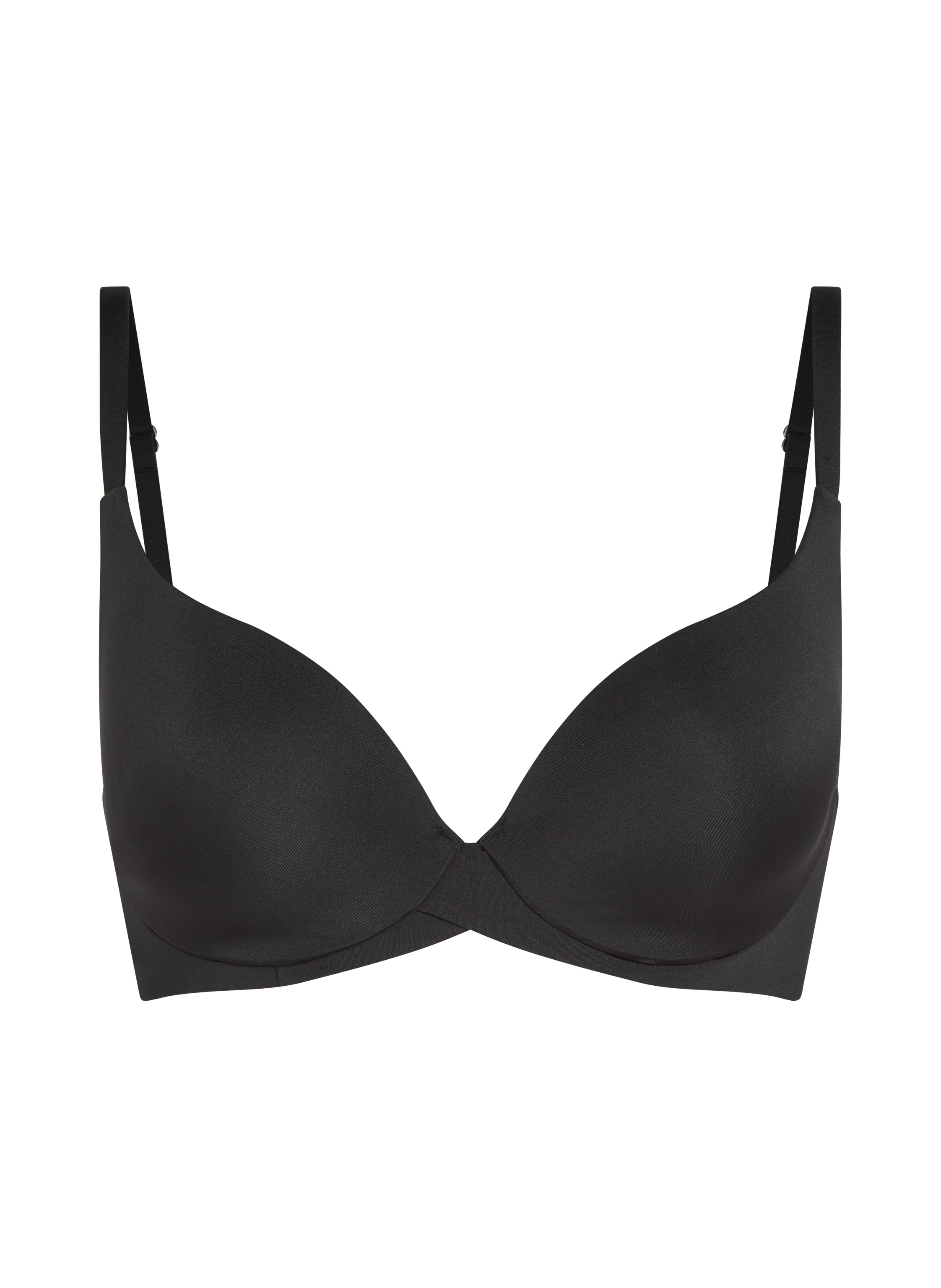 Smooth Padded Underwired Bra, Black, main