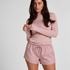 Ayla Satin Shorts, Pink