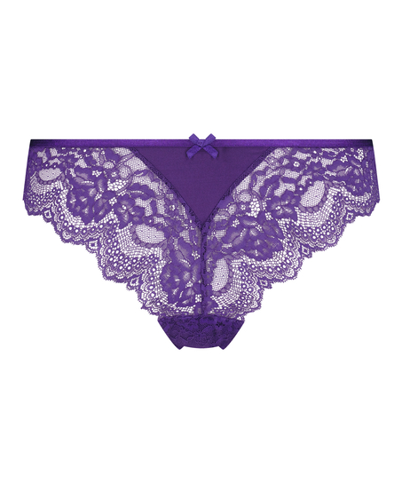 Dora High Leg Brazilian, Purple