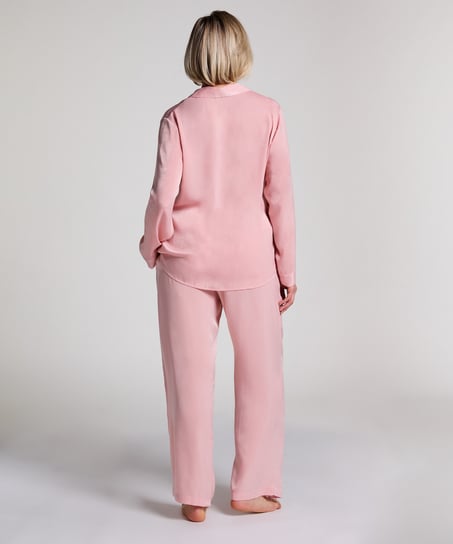 Satin Trousers, Pink