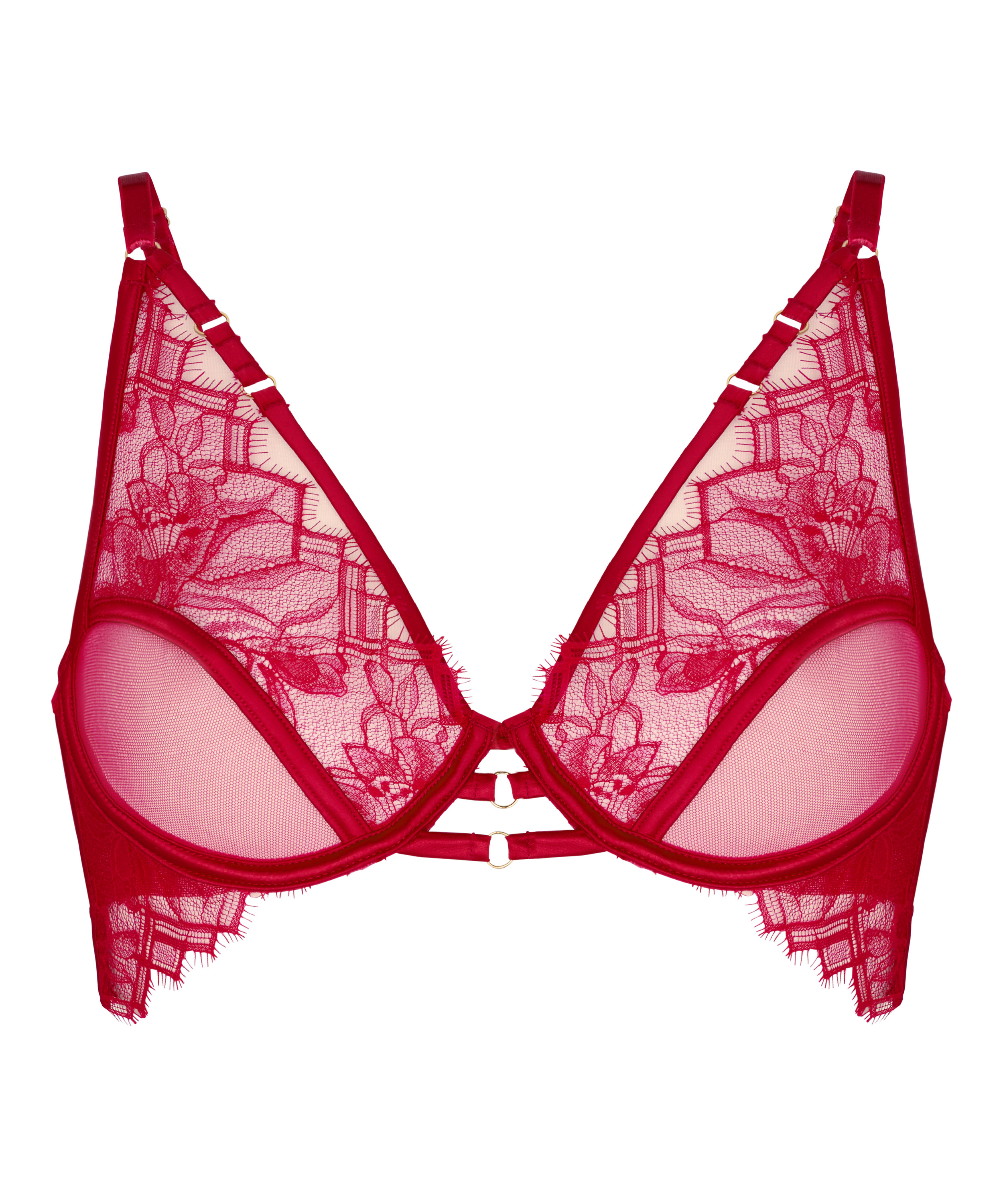 Non-Padded Underwired Bra Bea, Pink, main