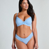 Lola Padded Non-Wired Bra, Blue