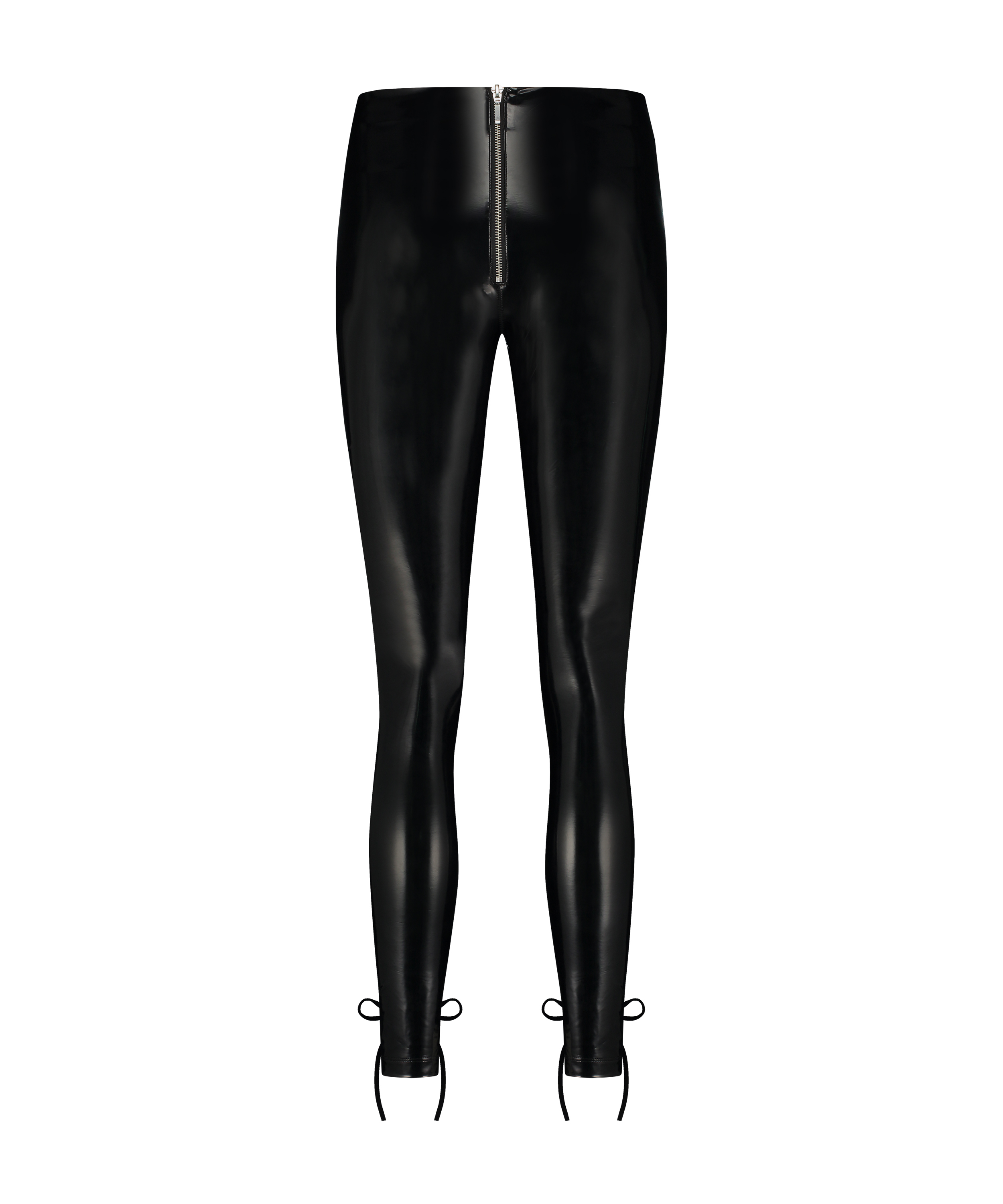 Lace Up Leggings - Black