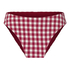 Highleg High-Waisted Bikini Bottom Amalfi, Red