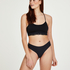 Invisible cotton knickers, Black