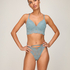 Andrea Padded Non-Wired Bra, Blue