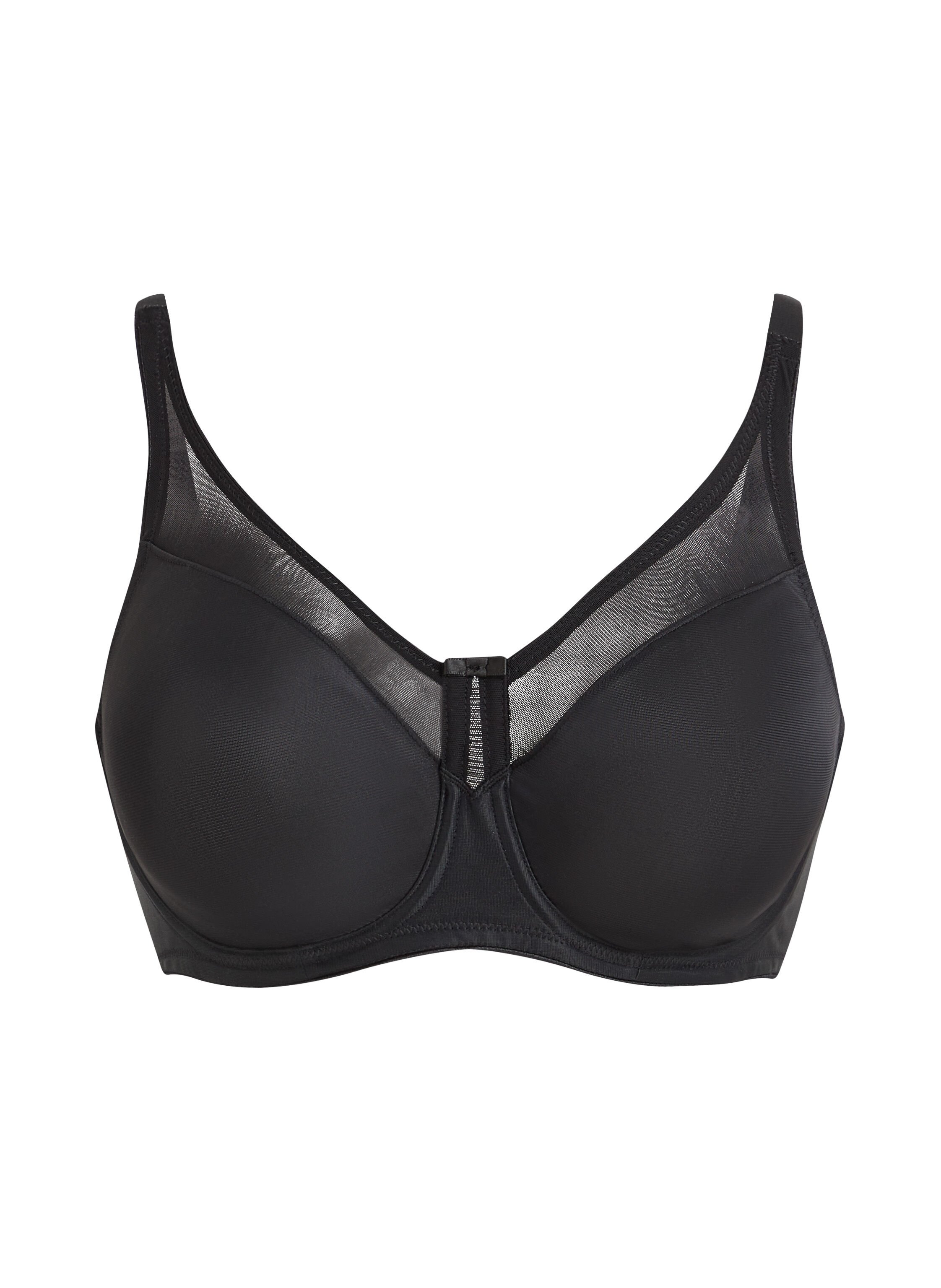 Nina Non-Padded Underwired Minimizer Bra, Black
