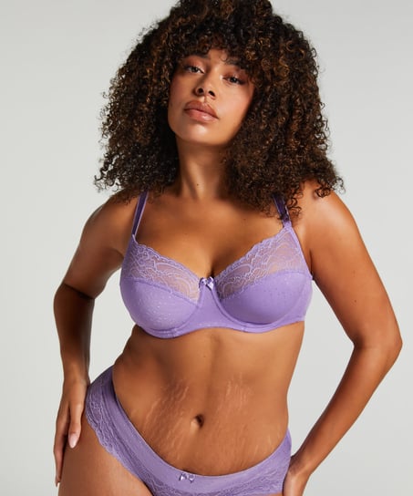 Sophie Non-Padded Underwired Bra, Purple
