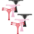 6-Pack Thongs, Red
