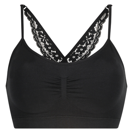 Marineseamless bralette, Black