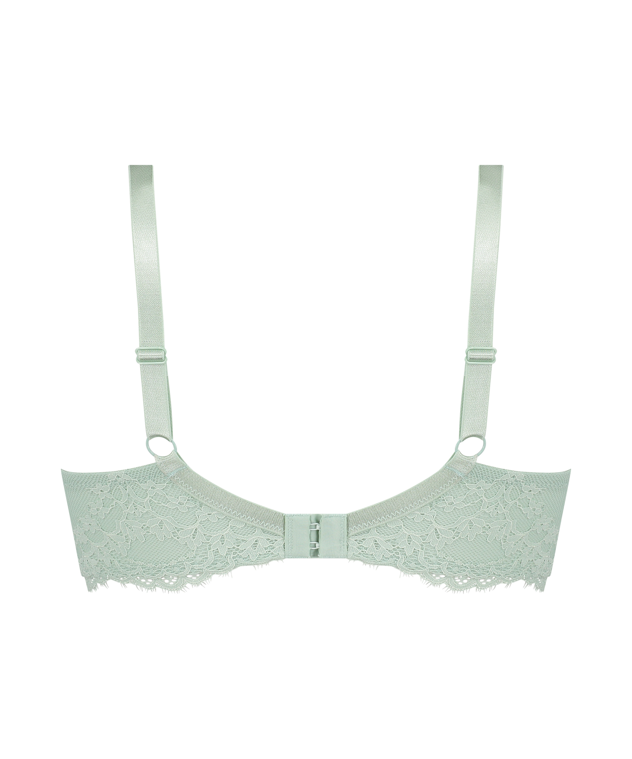 Daisy Non-Padded Underwired Bra, Green, main