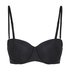 Jane Padded Strapless Underwired Bra, Black