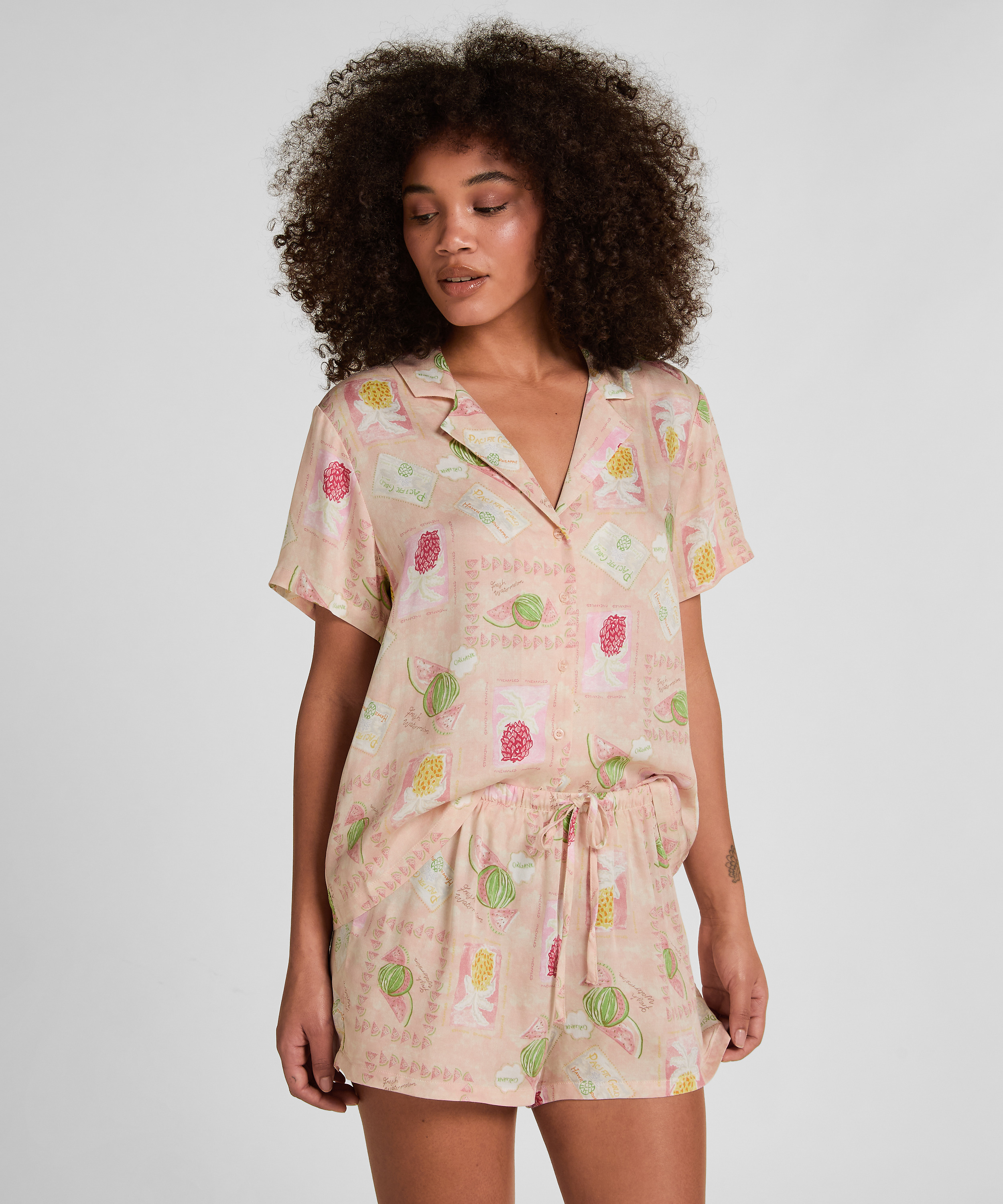 Satin Short, Orange, main