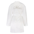 Satin Kimono Bridal, White