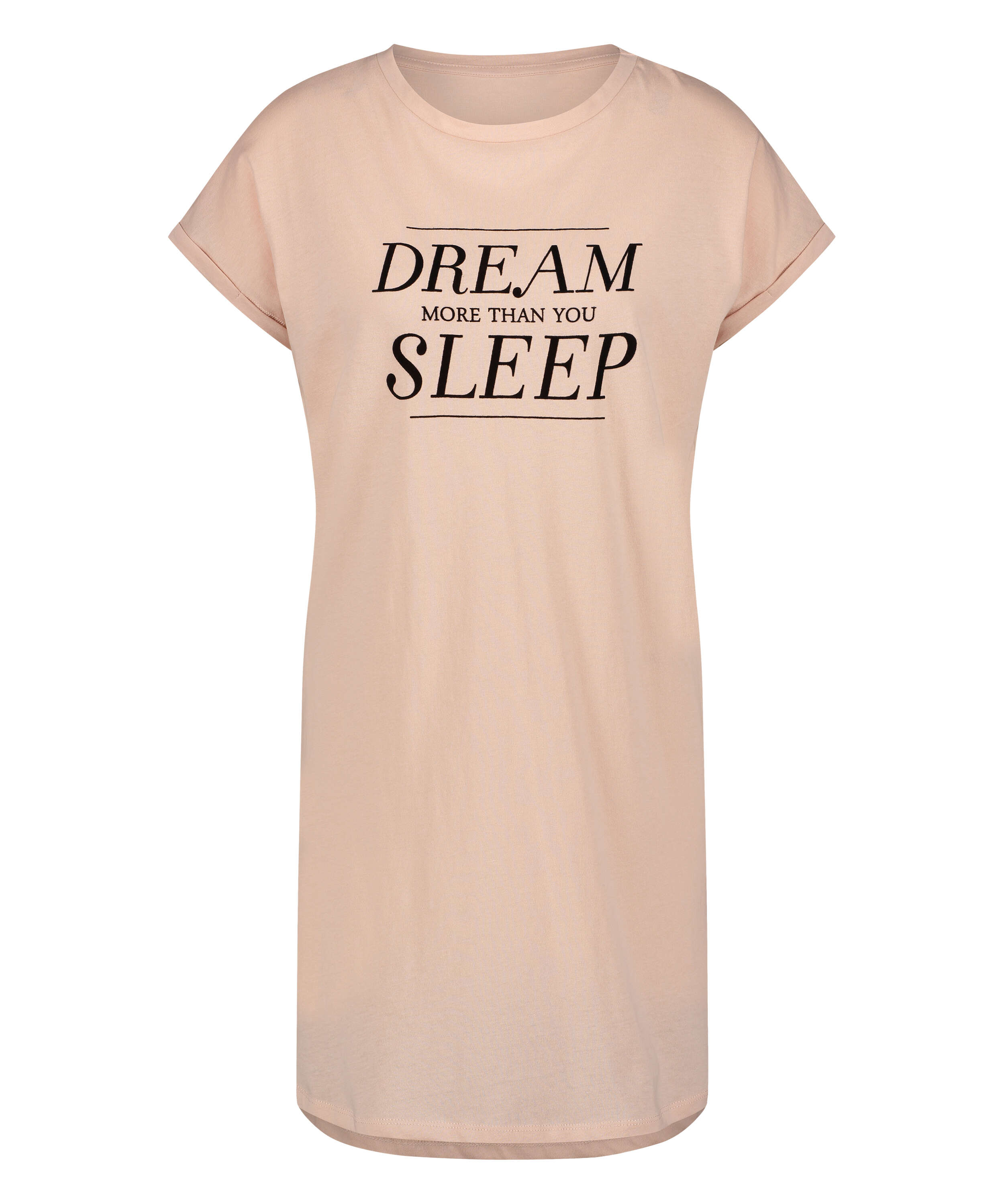 Dream Short-Sleeved Nightshirt, Pink, main