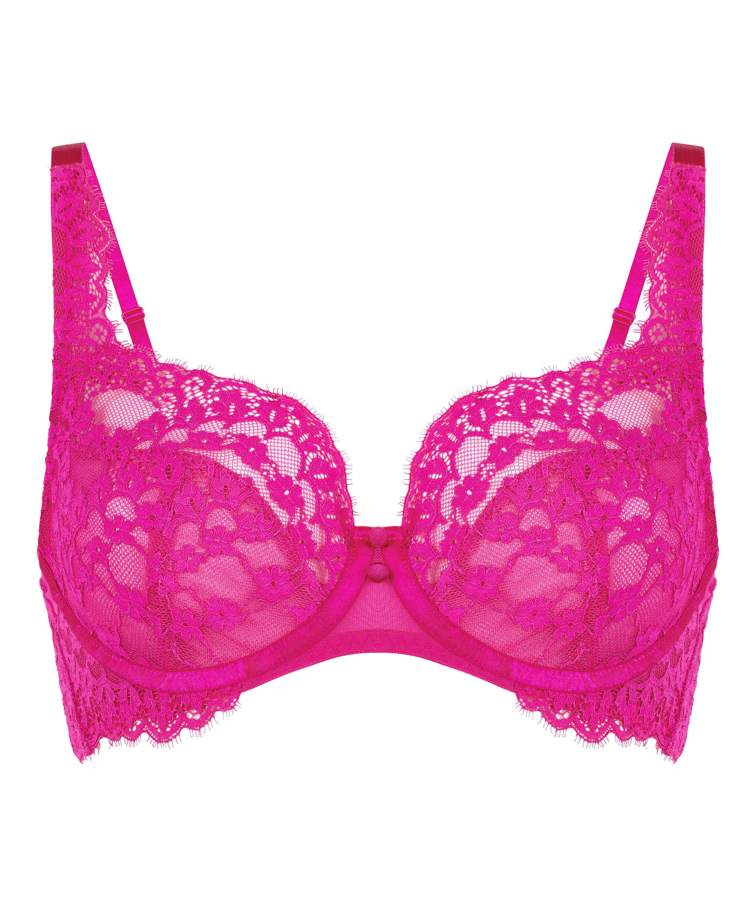 Daisy Non-Padded Underwired Bra, Pink