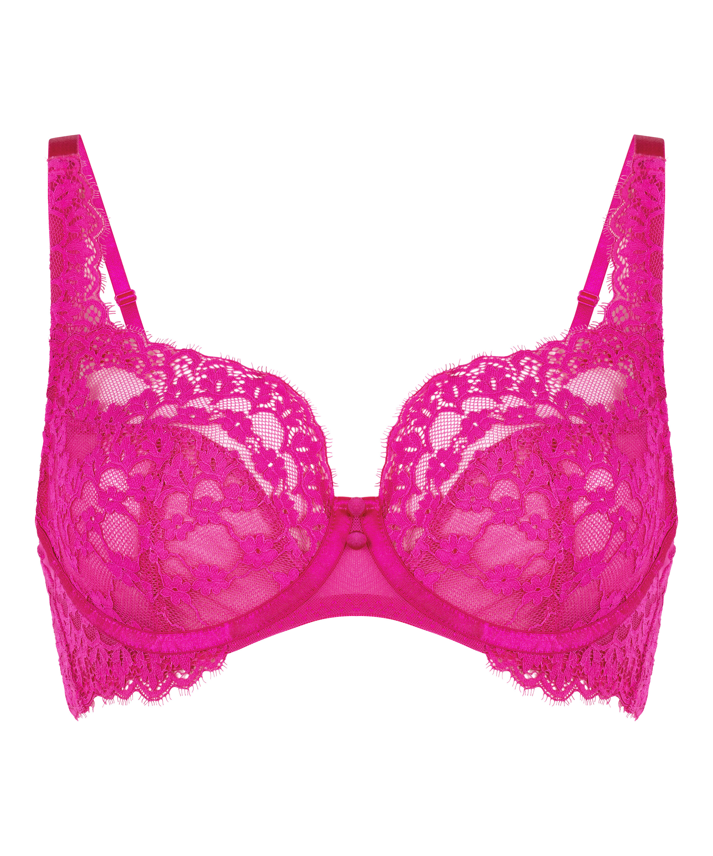 Daisy Non-Padded Underwired Bra, Pink, main