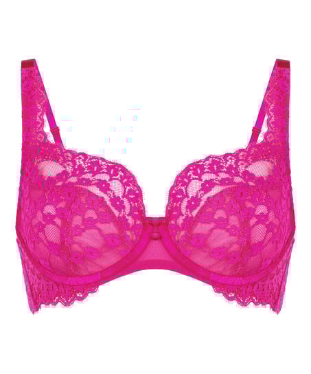 Daisy Non-Padded Underwired Bra, Pink