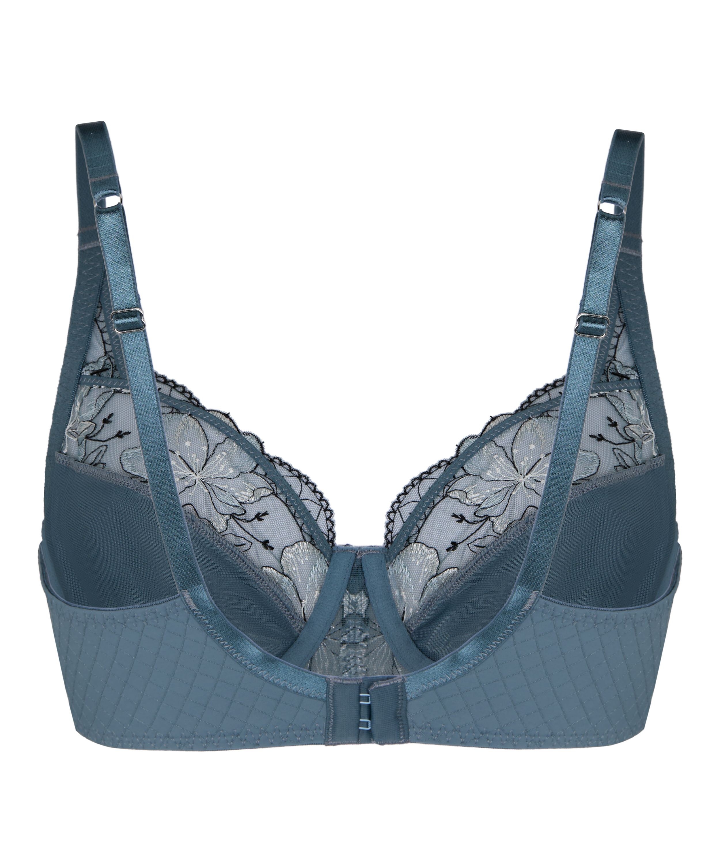 Non-Padded Underwired Bra Helena, Blue, main