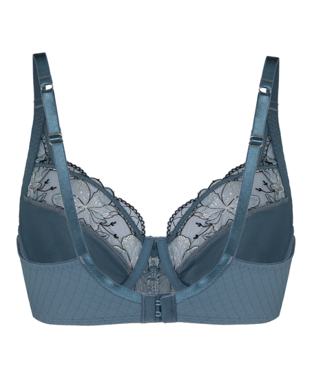 Non-Padded Underwired Bra Helena, Blue