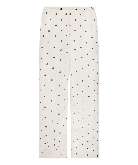 Pant Cotton Dot, White