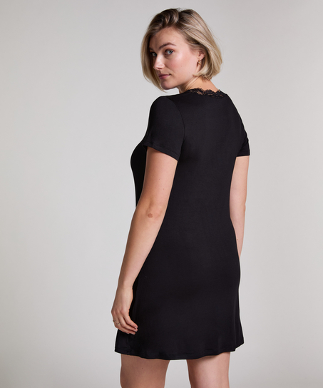 Nightshirt Jersey, Black