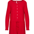 Onesie Short Jersey Rib, Red