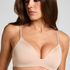 Mona padded non-underwired bra, Beige