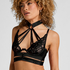 Emmeline Non-Padded Underwired Longline Bra, Black