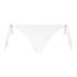Maldives Brazilian tanga bikini bottoms, White