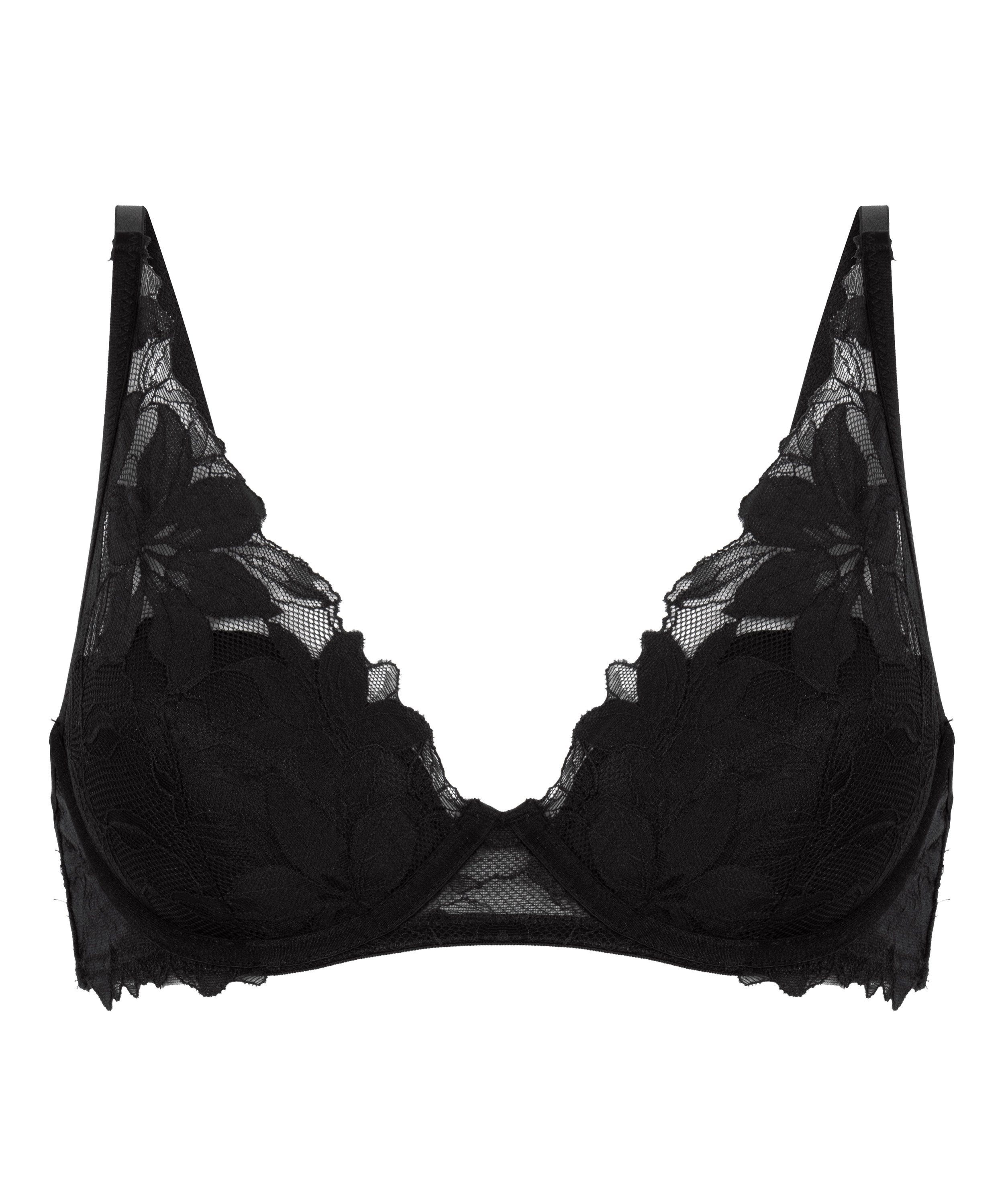 Ingrid Padded Underwired Bra, Black, main