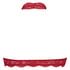 Halter Lace Bralette, Red