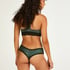 V-shaped Brazilian knickers mesh, Green
