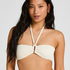 Bandeau Bikini Top St Kitts, White