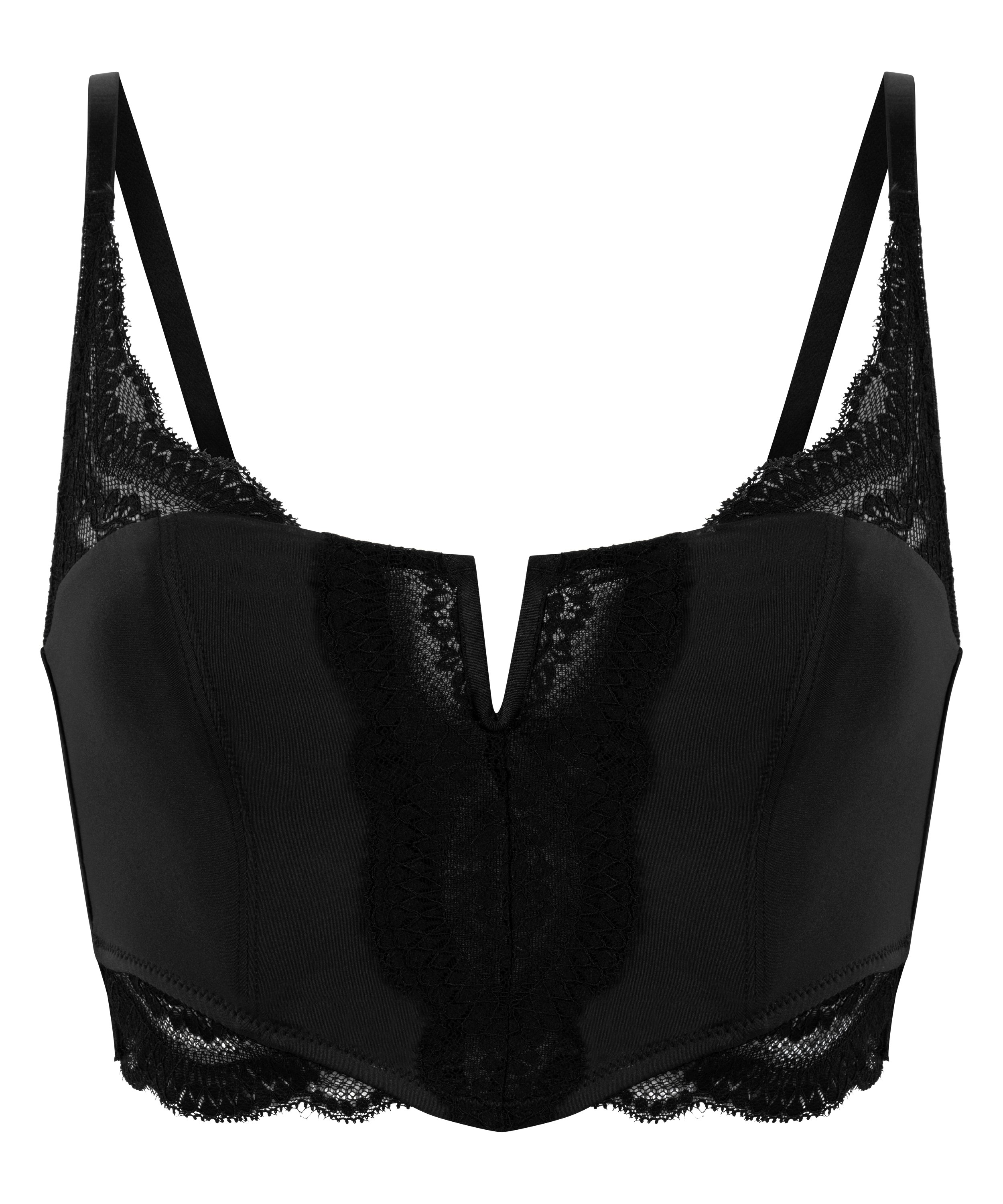 Bronte Bralette, Black, main