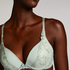 Lillia Padded Push-Up Underwired Bra, Green