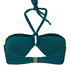 Bandeau Bikini Top St Kitts, Green