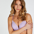 Marine Padded Push-Up Underwired Bra, Purple