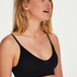 Seamless bralette, Black