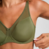 Nina Non-Padded Underwired Minimizer Bra, Green