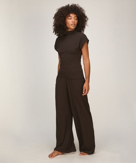 Top Mockneck, Brown