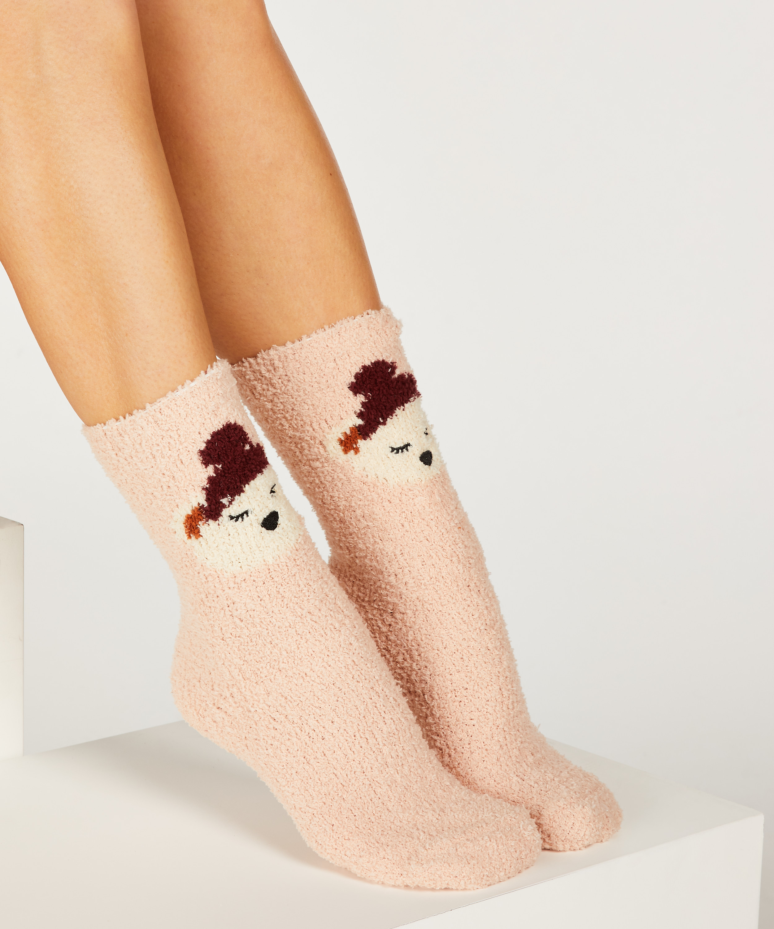 2-Pack Cosy Socks, Pink, main