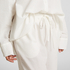 Seersucker Cotton Pyjama Pants, White