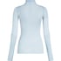 super soft Turtleneck shirt with Cashmere, Blue