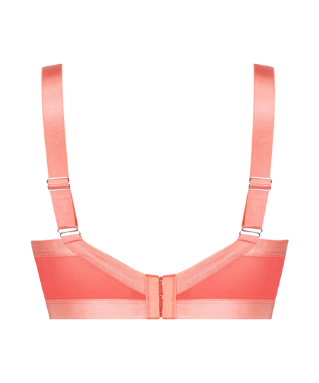 Hana Non-Padded Longline Underwired Bra, Pink