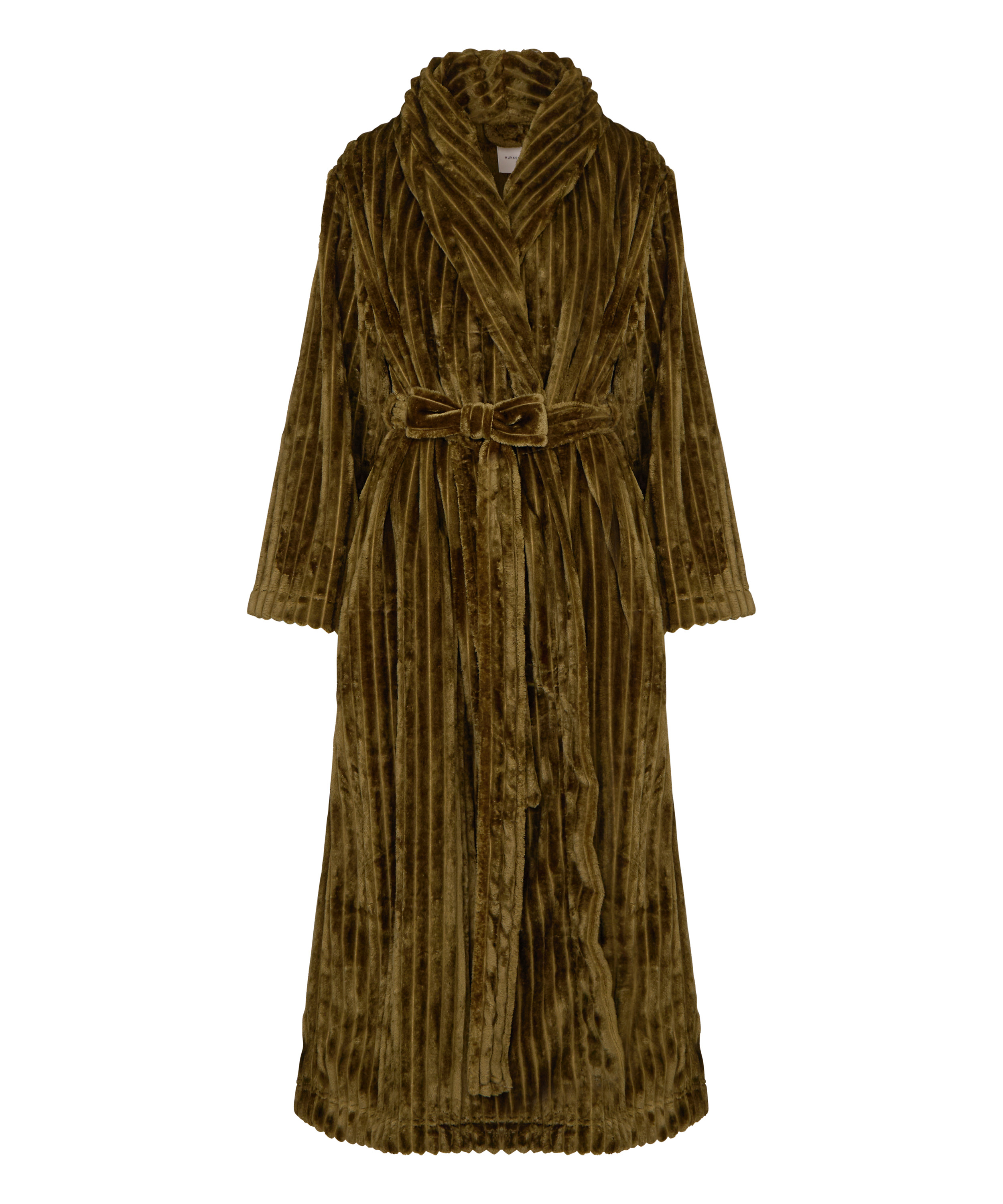 Bathrobe Jacqueared Fleece, Green, main