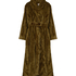 Bathrobe Jacqueared Fleece, Green