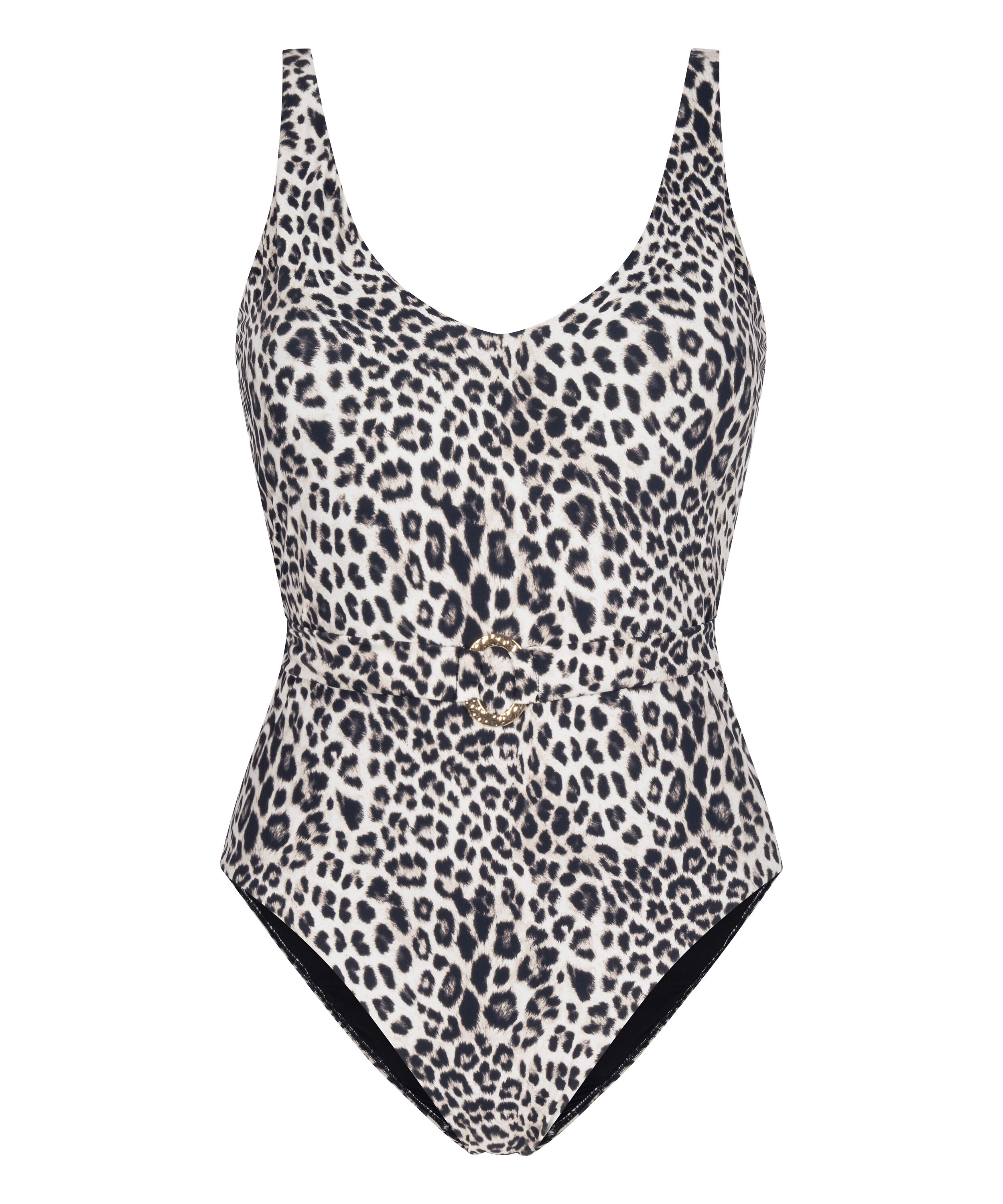 Bathingsuit Leopard, Black