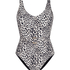 Bathingsuit Leopard, Black